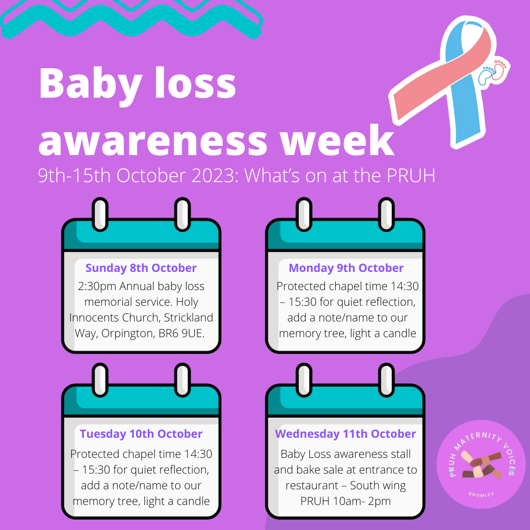 Baby Loss Awareness Week 2023 South East London ICS